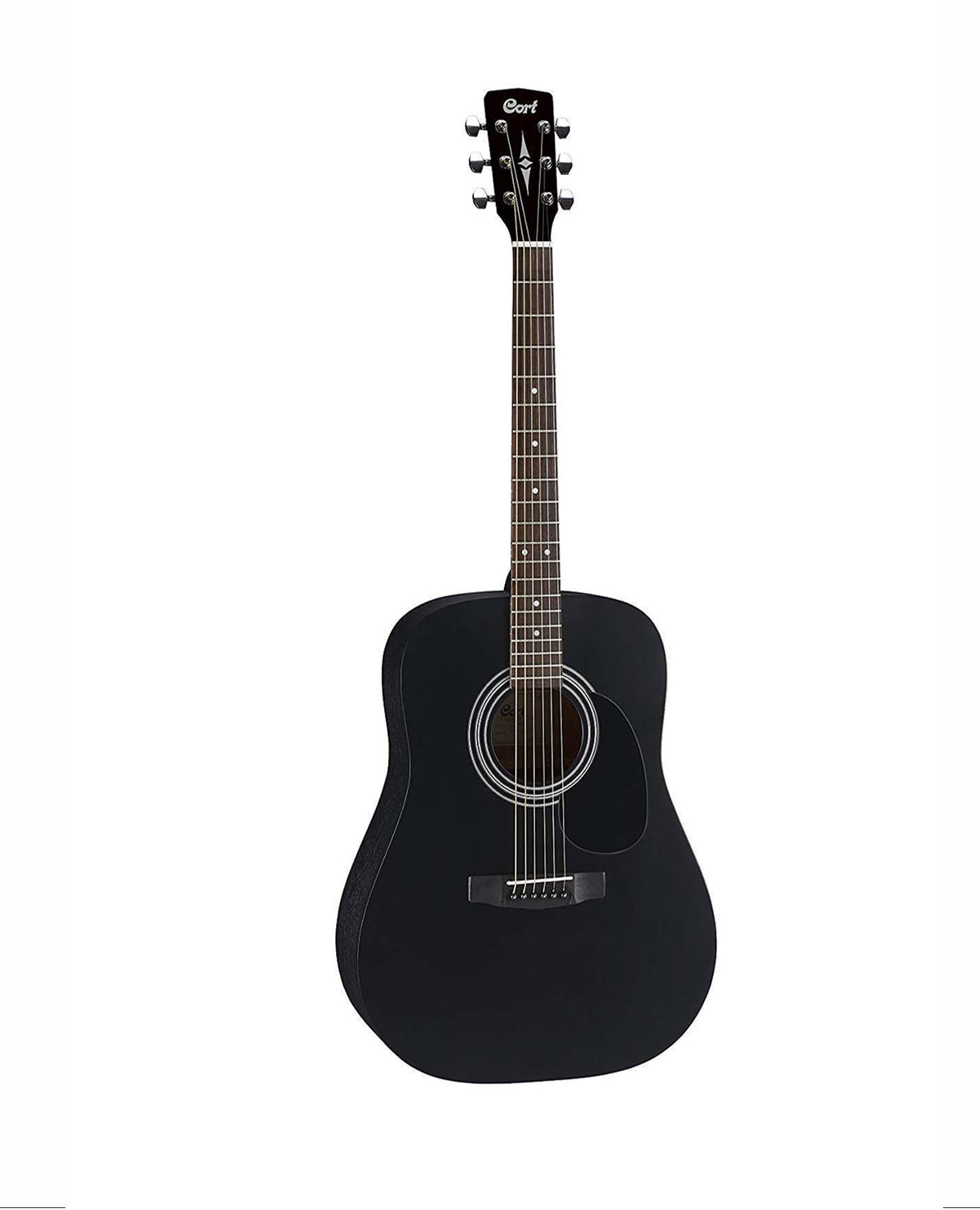 Cort AD810 Dreadnought Acoustic Guitar - Black Satin