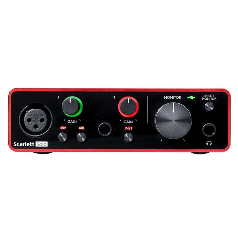 Focusrite Scarlett SOLO 3rd Gen USB Audio Interface – Tarana Musical Store