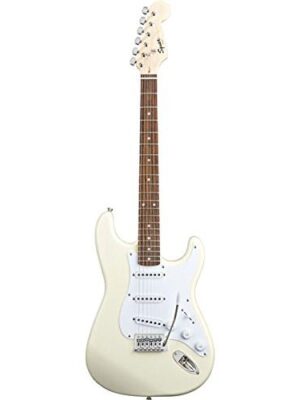 Fender Guitar Squier Bullet Stratocaster with Tremolo Electric Guitar, Arctic White