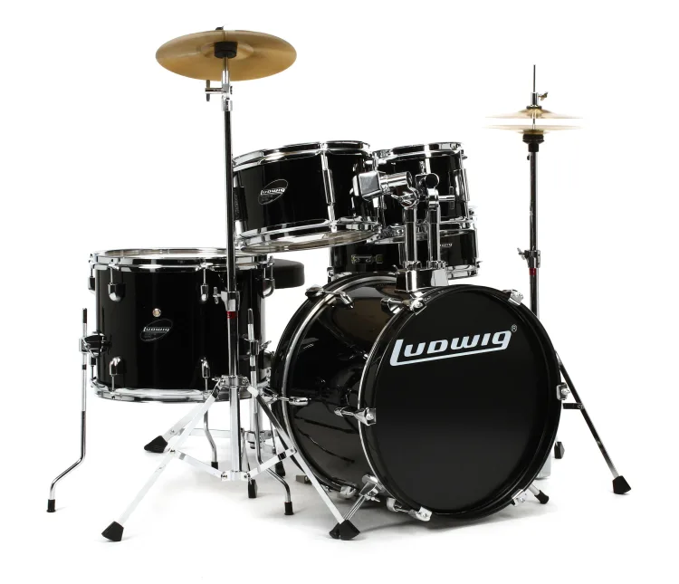 Ludwig Evolution Series 5-Piece Complete Acoustic Drum