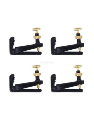 Musical String Exported Violin Fine Tuner String Adjuster Black