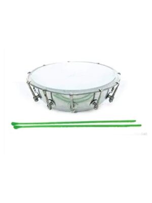 TM Steel Dhol Tasha Drum with Stick