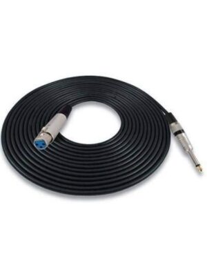 Mic Cable Jack Male To XLR 3PIN Female Cord Wire For Microphone/Guitar Cable 3 Meter.Black