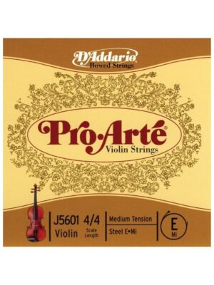 D'Addario J5601 4/4M Pro-Arte Nylon violin Strings, Medium