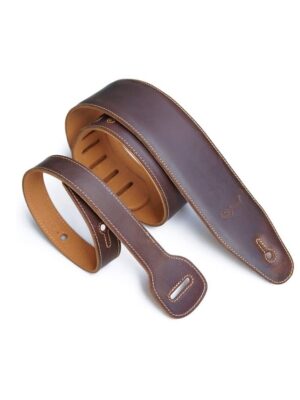 TM Padded Leather Guitar Strap