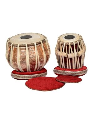 Kumaluddin Copper Tabla set with 3kg designing copper bayan by TM