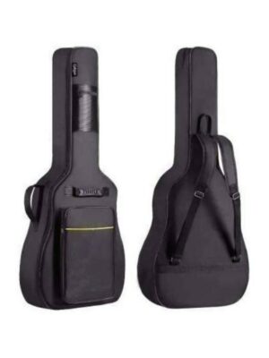 Guitar Black & Yellow line With Padding Bag Cover