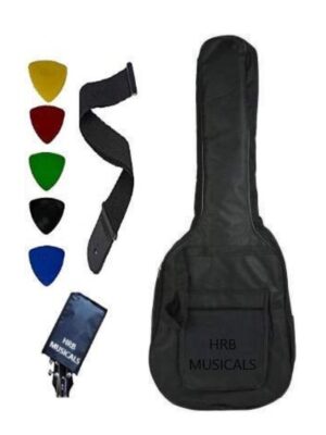 HRB Musicals Acoustic Guitar Bag/Head Cover With Foam Padding