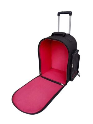 TM Dholak Case Bag of Hard Fiber Sheet with Trolley to carry (Flight Case