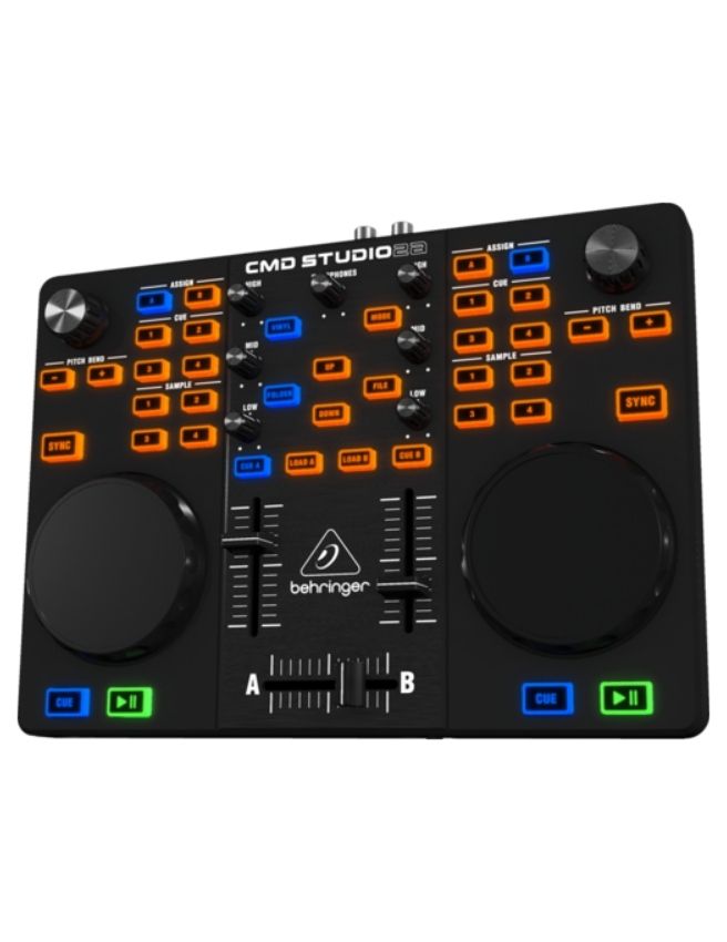 Behringer CMD Studio 2A Ultra-Portable Dual Deck DJ MIDI Controller –  Tarana Musical Store
