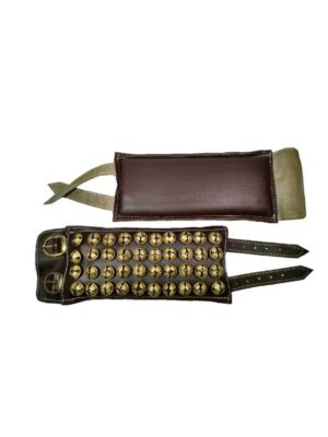 Ghungroo  4 LINE (40 + 41) BROWN LEATHER PAD