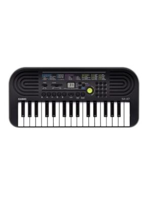 Casio SA47 Mini Portable Keyboard With Free Ninja Hattori Stationery Box