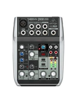 Behringer Xenyx Q502USB Premium 5-Input 2-Bus Analog Mixer