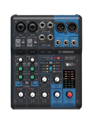 Yamaha MG06X 6-Input Compact Stereo Mixer