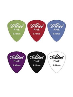 Alice 6 Pieces Guitar Plectrums/Pick of Various Thickness