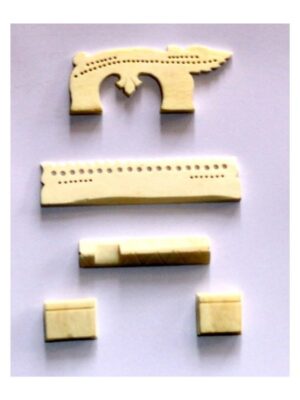 TM accessory set for sarangi, Sarangi bone accessories,