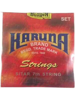 TM SITAR STRINGS KARUNA SET OF 7 STRINGS INCLUDING CHIKARI STRINGS