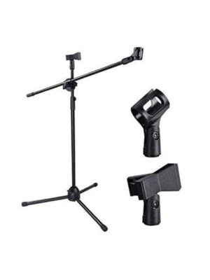 Powerpak MS-1001 3 Leg Boom Microphone Stand (Black)