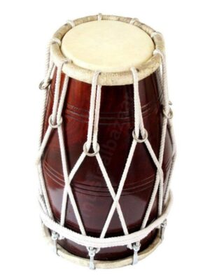 Kamaluddin Wooden Dholak Nut Dori 18"