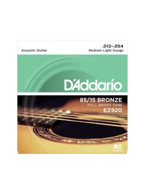 D'Addario EZ920 85/15 Bronze Medium Light Acoustic Guitar Strings