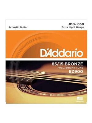 D'Addario EZ900 85/15 Bronze Great American Extra Light Acoustic Guitar Strings