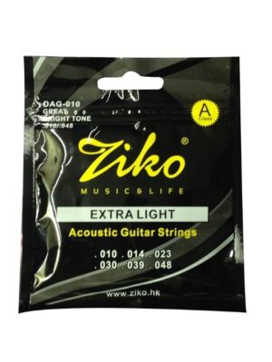 Dhingra Musicals Ziko Extra Light Acoustic Guitar strings