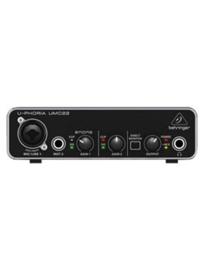 Behringer UMC22 2-Channel USB Audio Interface