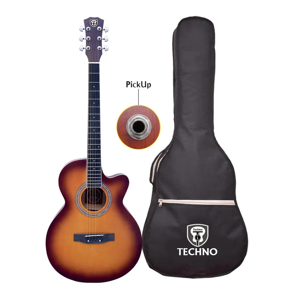 Techno Semi Acoustic Guitar TM-39P