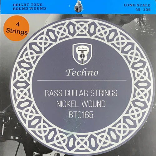 Techno BASS Guitar STRINGS SET BTC165