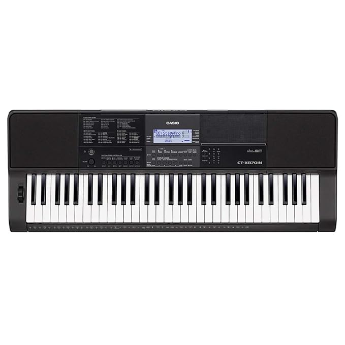 Casio CT-X870IN 61-Key Portable Keyboard, Black