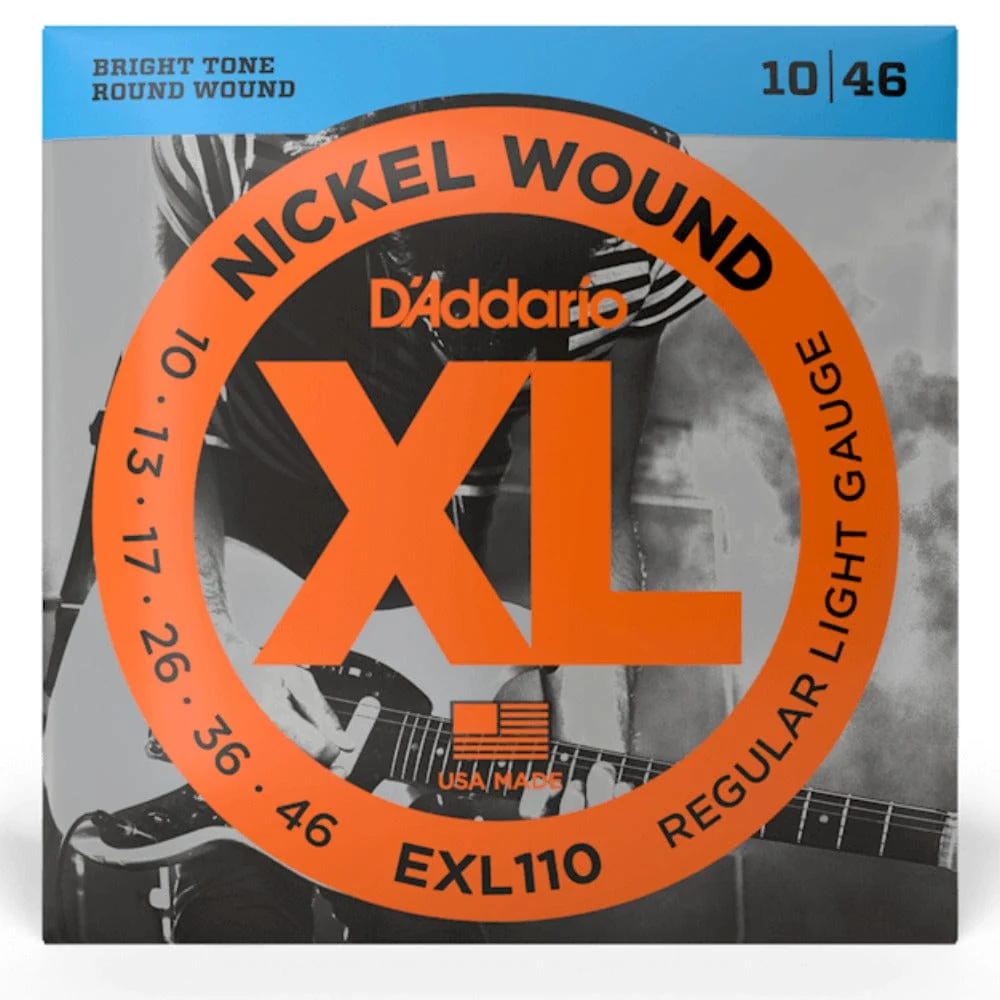 D'Addario EXL110 Electric Guitar Strings Nickel Regular Light