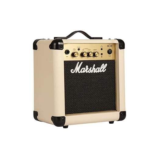 Marshall MG10GC 10-Watt Guitar Combo Amplifier Latest Version with 2 Channels - Cream