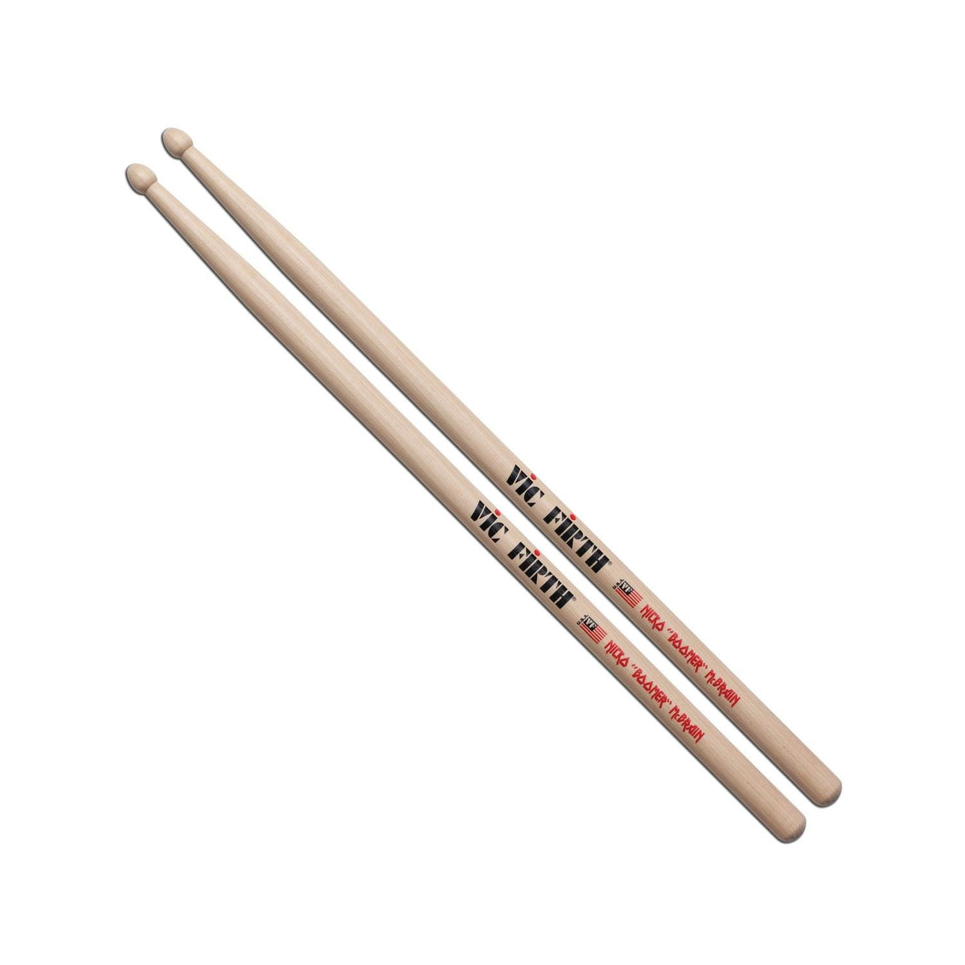 Vic Firth Signature Series Nicko McBrain Drum Stick With Wooden Tip 5.0 (1)