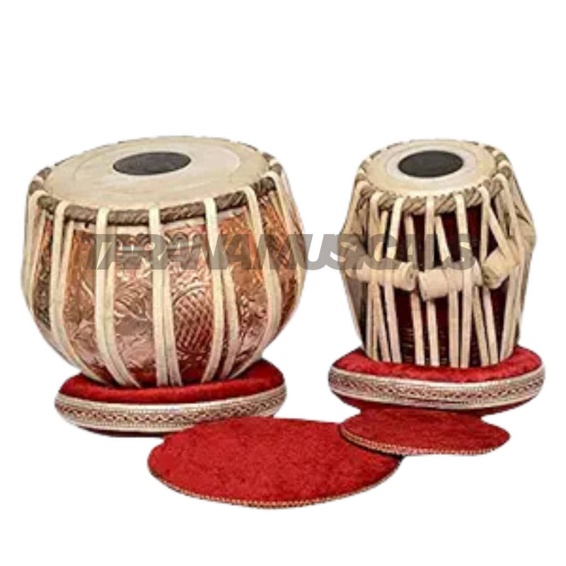 Ustad Kamluddin Tabla Jodi Copper handmade (2kg)