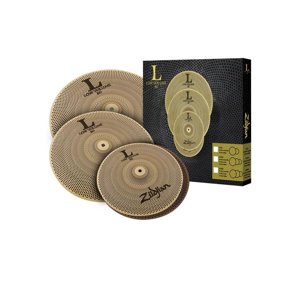 Zildjian LV468 L80 Low Volume Cymbal Set 5.0 (1)