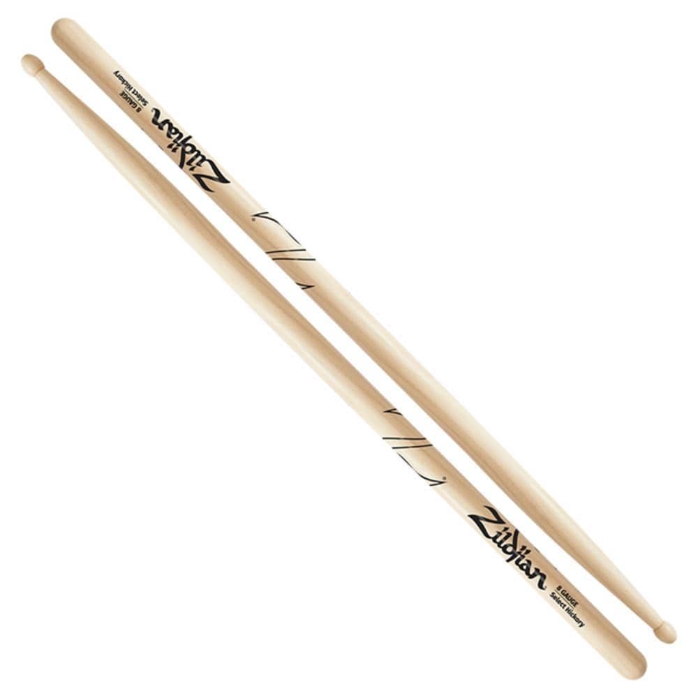 Zildjian ZG8 Gauge Series Wood Tip Drumsticks, 8 Gauge 1.0 (1)