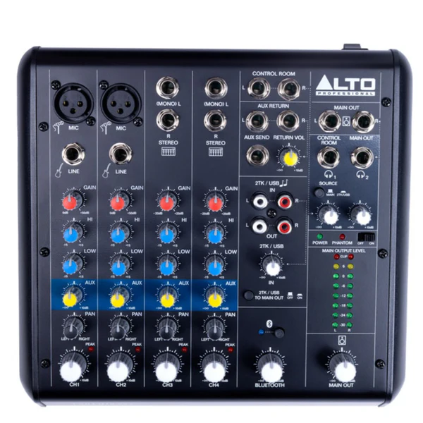 Alto TrueMix 600 6-Channel Compact Mixer with Usb and Bluetooth