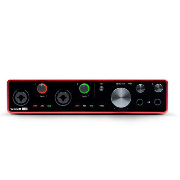 Focusrite Scarlett 8i6 3rd Gen 8 Input 6 Output Audio Interface 5.0 (3 ...