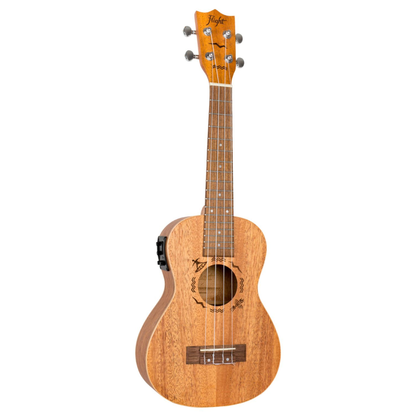 Flight DUC323 EQ Electro Acoustic Concert Ukulele with Bag