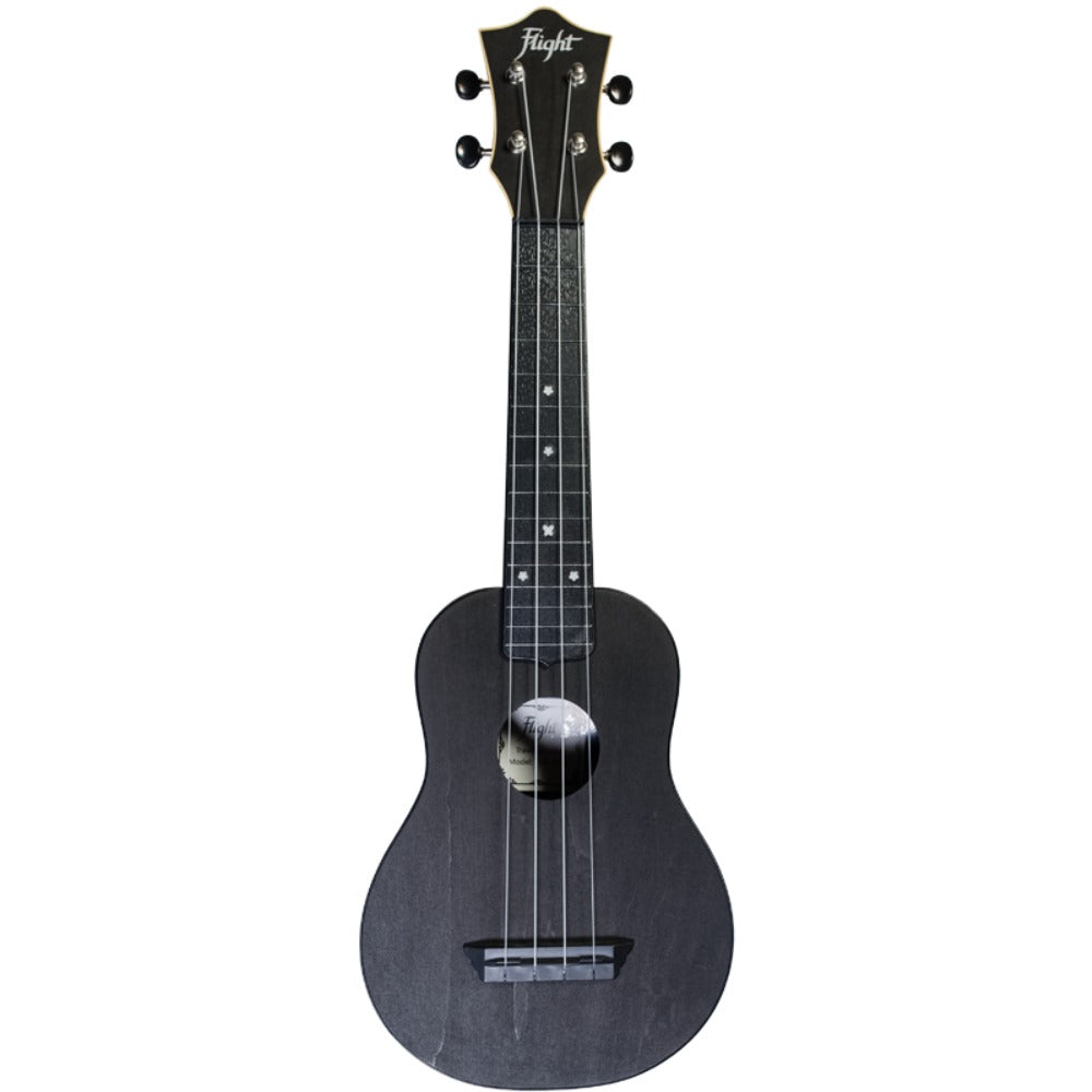 Flight TUS-35 Travel Soprano Ukulele with Bag - Black