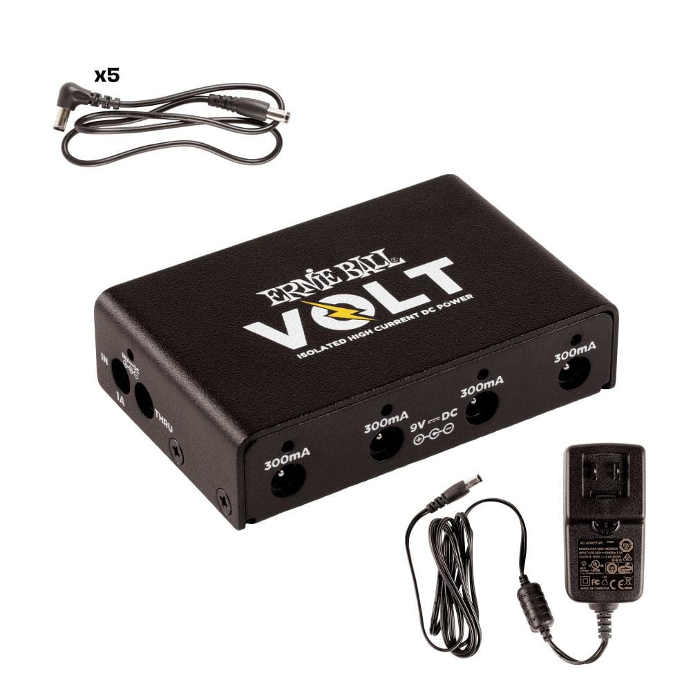 Ernie Ball Guitar Efferct Volt Power Supply - Black