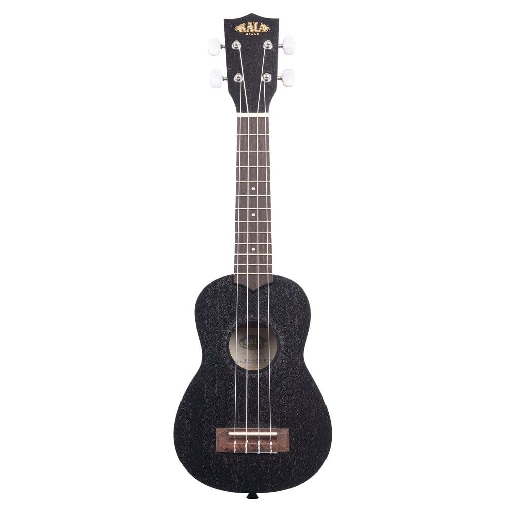 Kala KA-15S Black Satin Mahogany Soprano Ukulele - Black