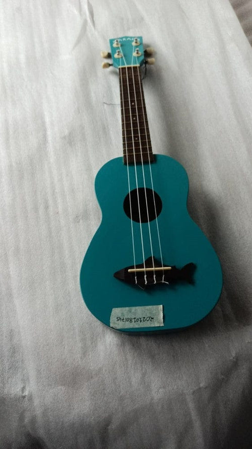 Kala MK-SS Makala Soprano Ukulele-Vintage Satin Finish- Blue - Open Box B Stock