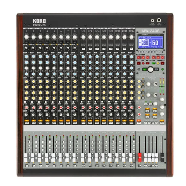 Korg MW-2408 24x8x2 Hybrid Analog / Digital Mixer- Black