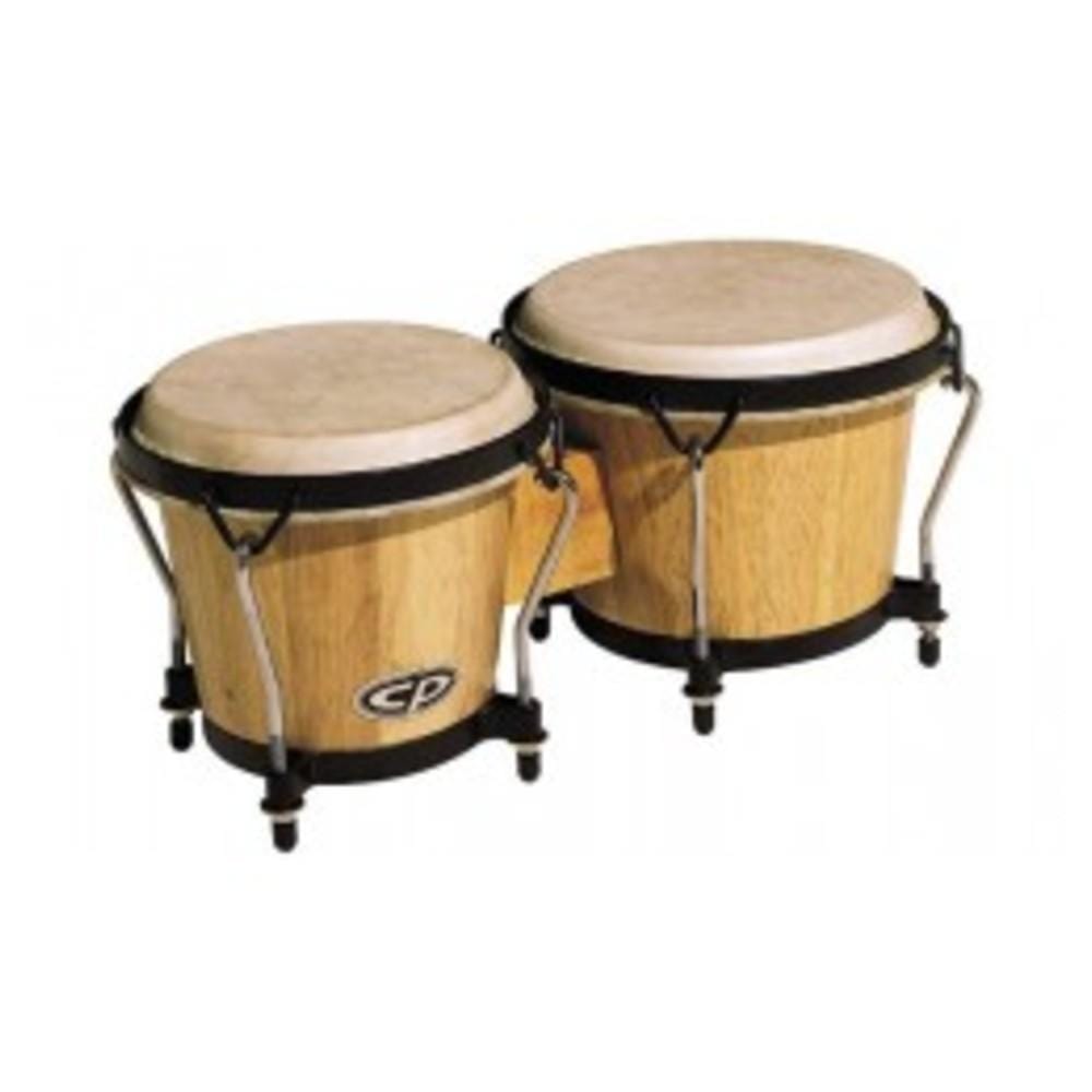 Latin Percussion C221CP Bongos - Natural Wood 4.12 (8)