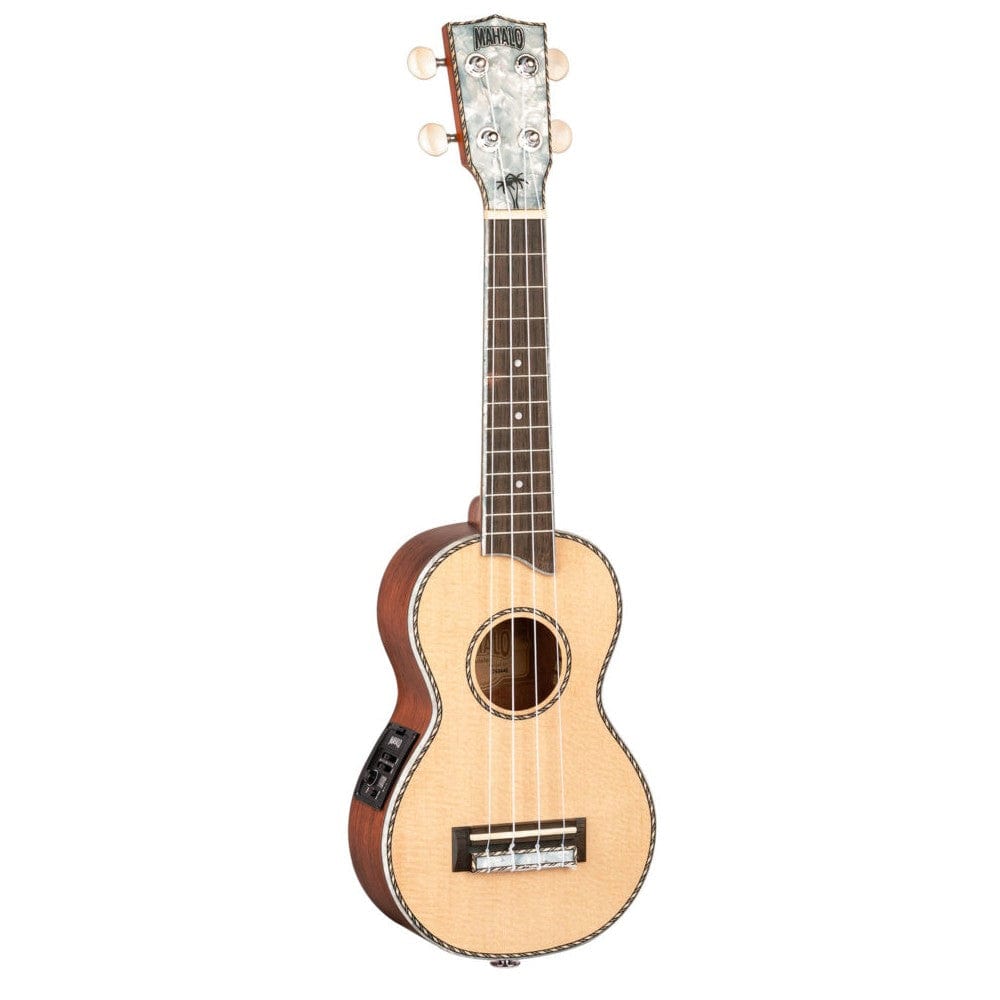 Mahalo MP1E Pearl Series Semi Electric Soprano Ukulele with Bag