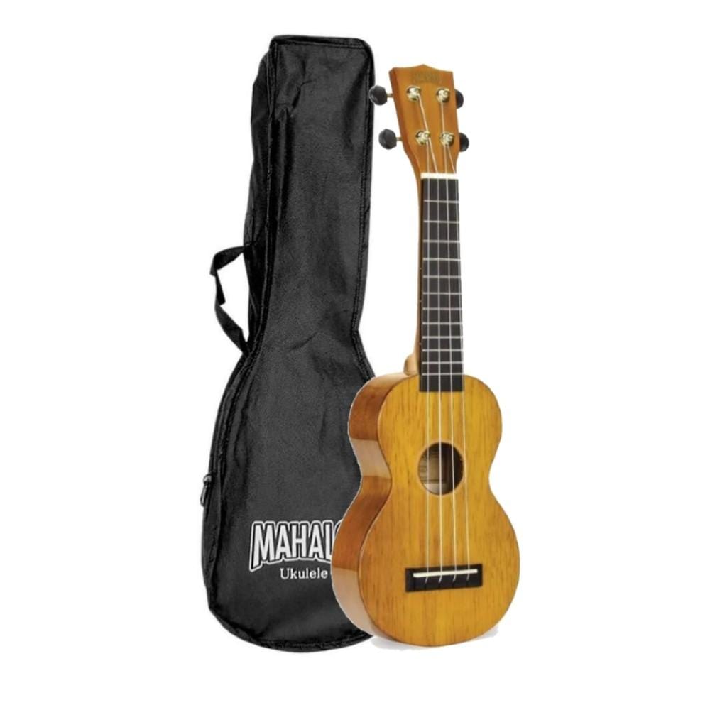 Mahalo MH1 Hano Series Soprano Ukulele With Bag - Vintage Natural