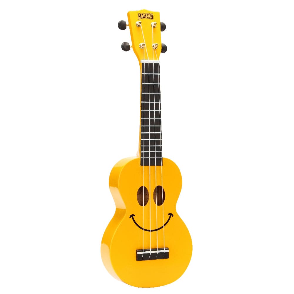 Mahalo U-Smile Series Learn 2 Play Soprano Ukulele Pack - Yellow