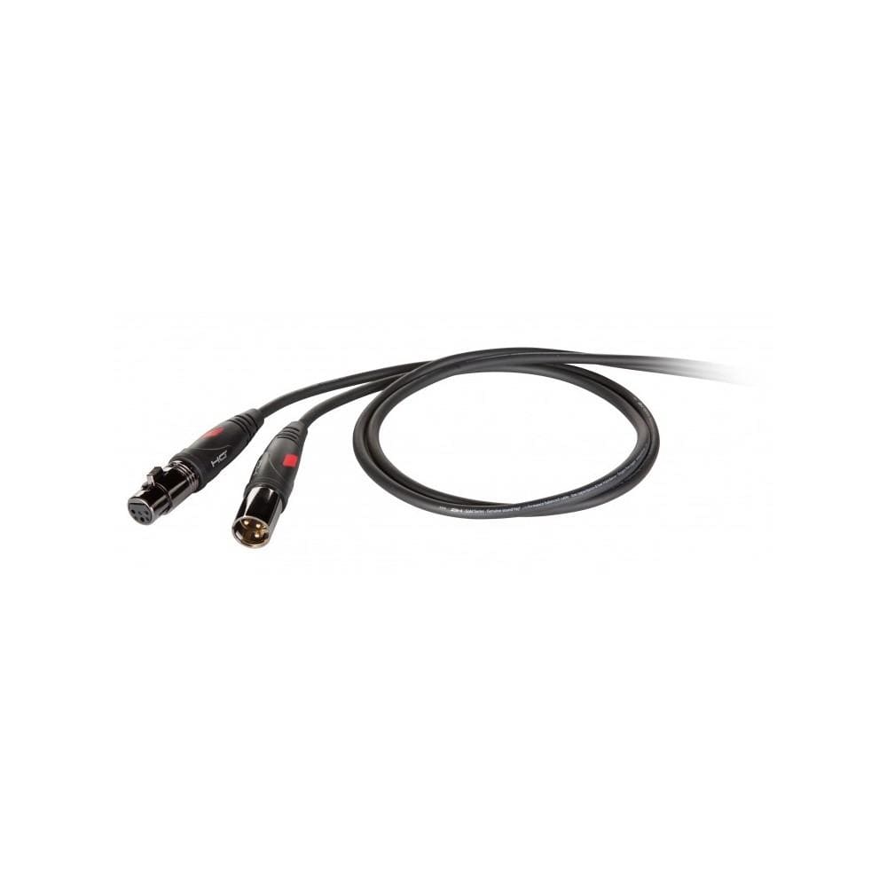 Proel DHG240 Professional Balanced Cables and Connector- Black - 5M