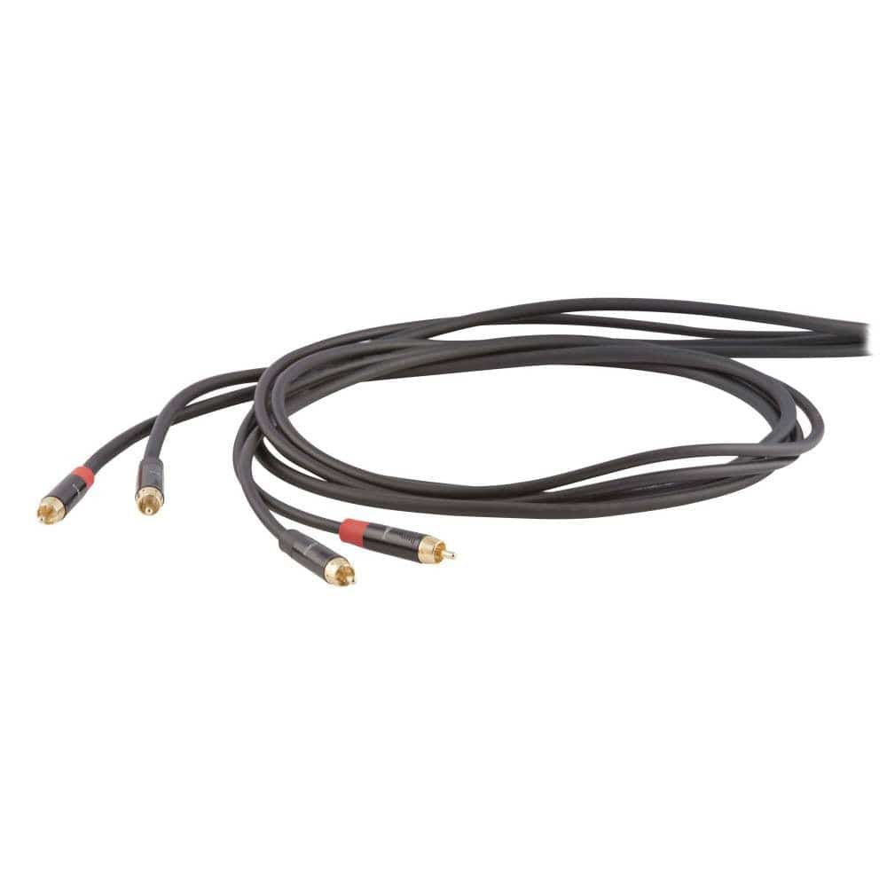 Proel DHS505LU3 Stereo Cable with Die Hard Onehero Connectors - Black